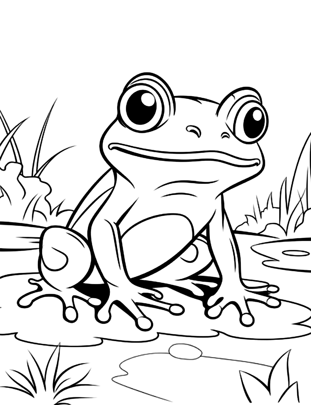 schlauer Frosch sucht Zuhause