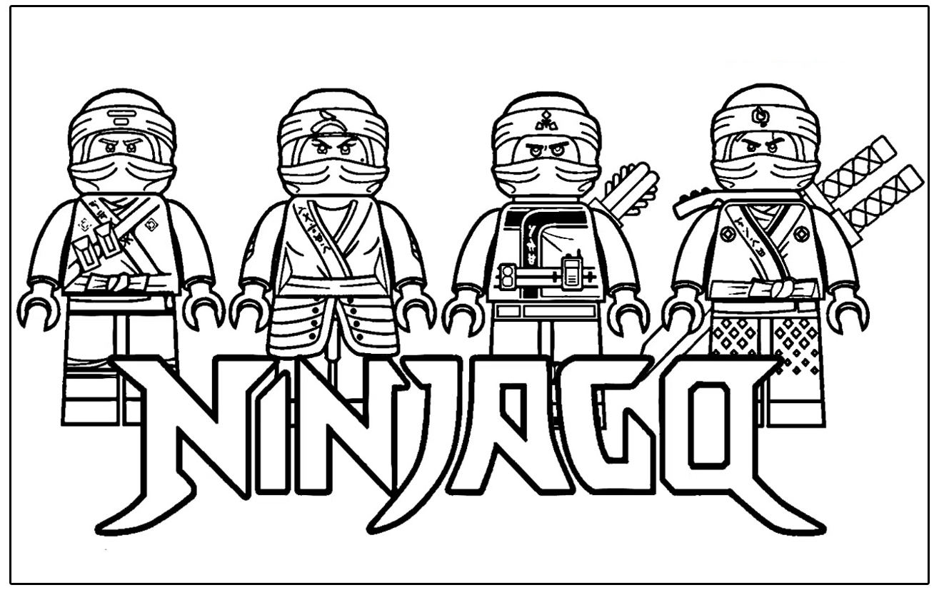 Ausmalbilder Ninjago zum Ausdrucken Kostenlos