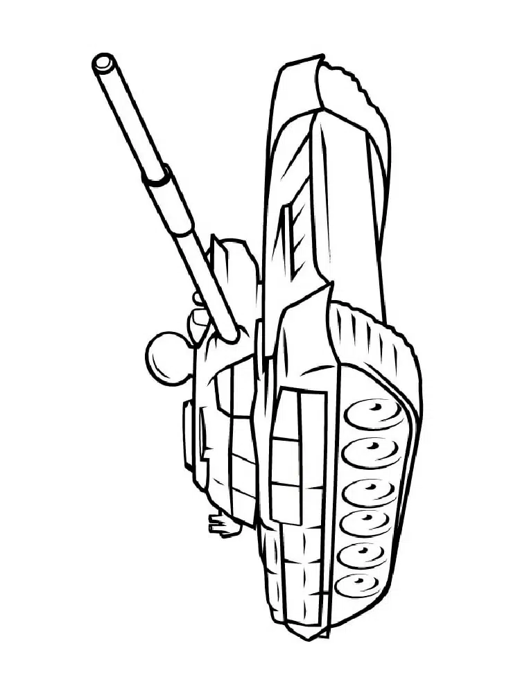 Militärfahrzeug Panzer Malvorlagen