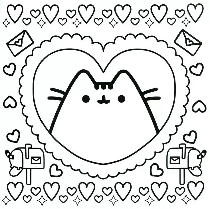 Pusheen Malvorlagen Gratis