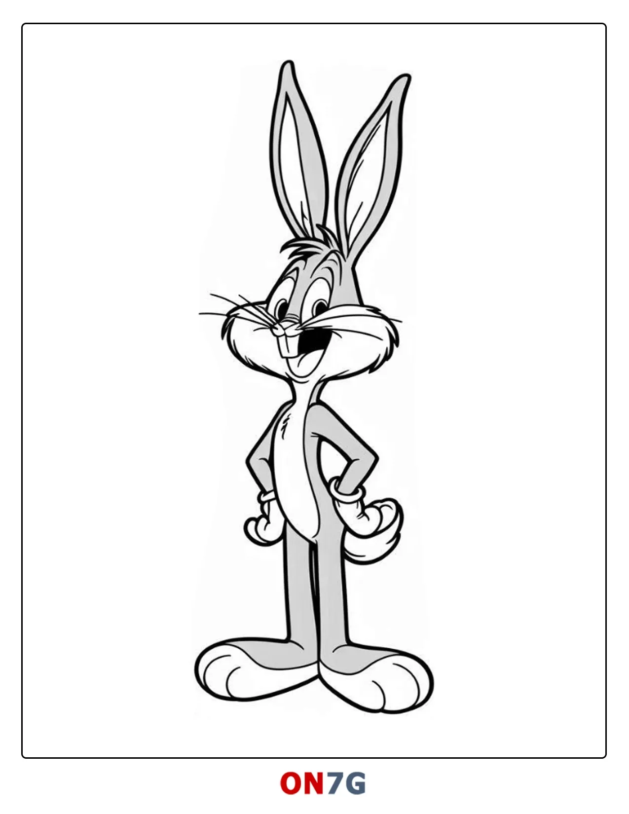 Klassische Bugs Bunny Malvorlagen