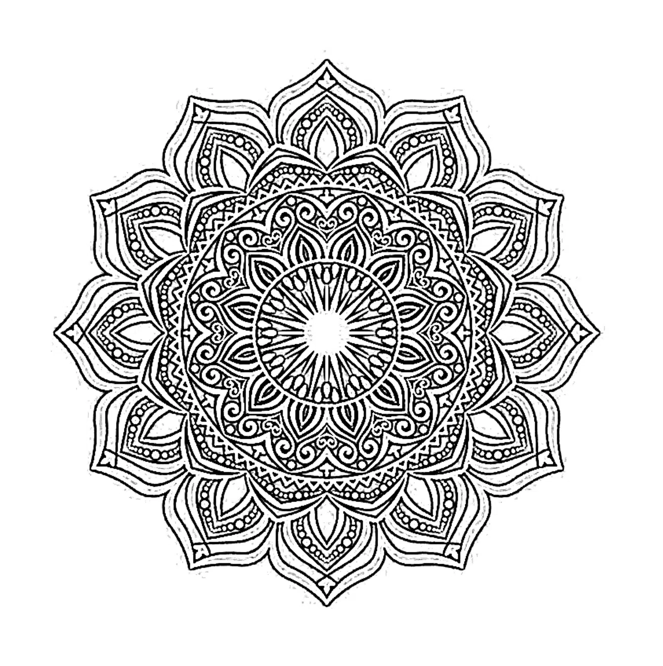 Mandala Ausmalbilder zum Ausdrucken