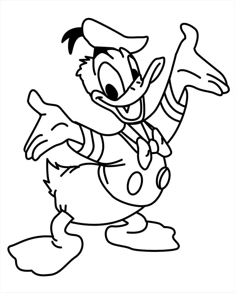 Disney Donald Duck Ausmalen