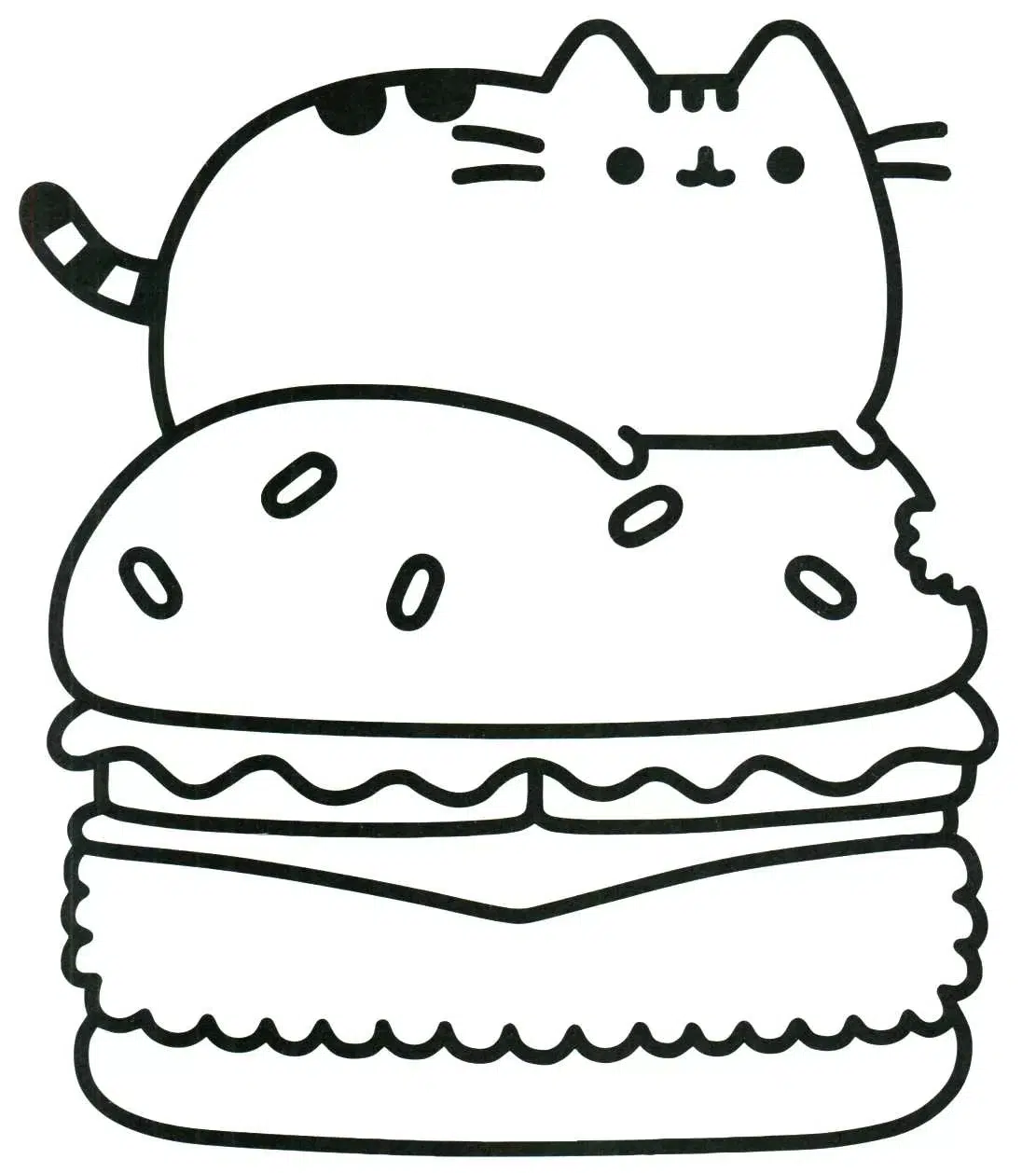 Pusheen Ausmalbilder für Kinder