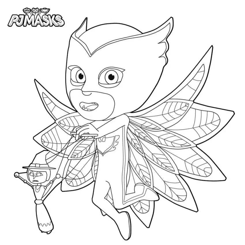 PJ Masks Ausmalbild zum Ausmalen