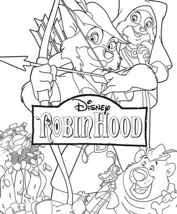 Robin Hood Filme Ausmalbilder