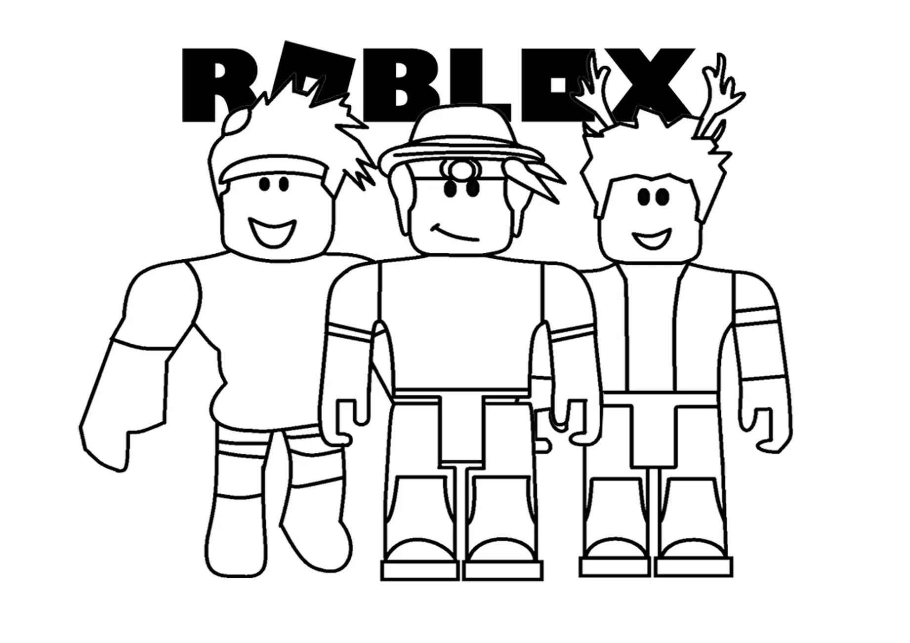 Roblox Ausmalbilder zum Ausdrucken