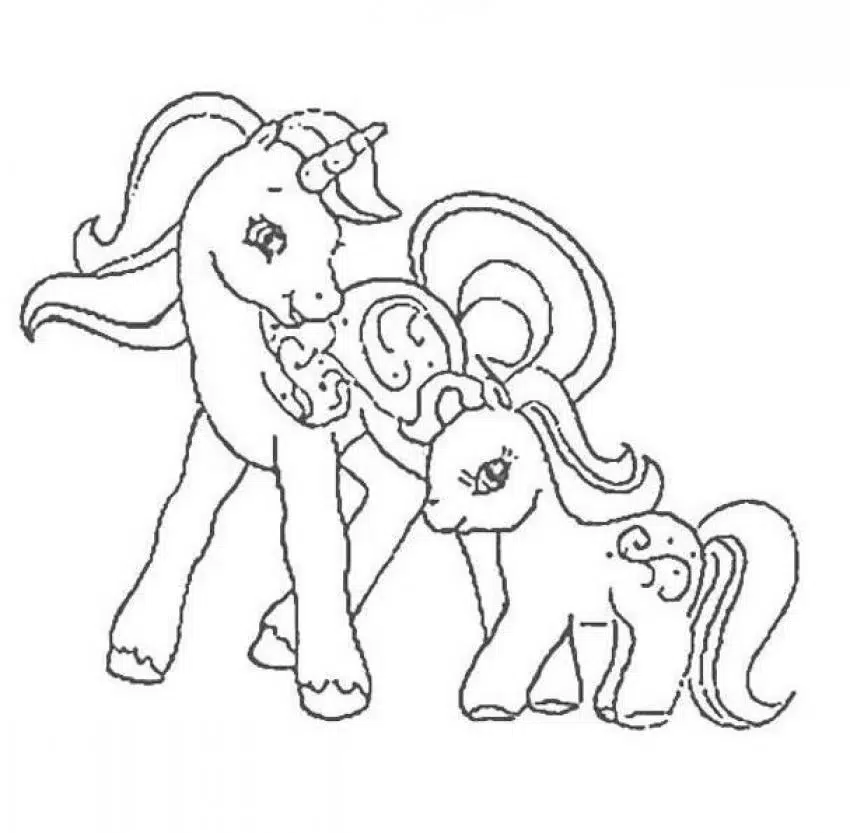 Coole My Little Pony Ausmalbild