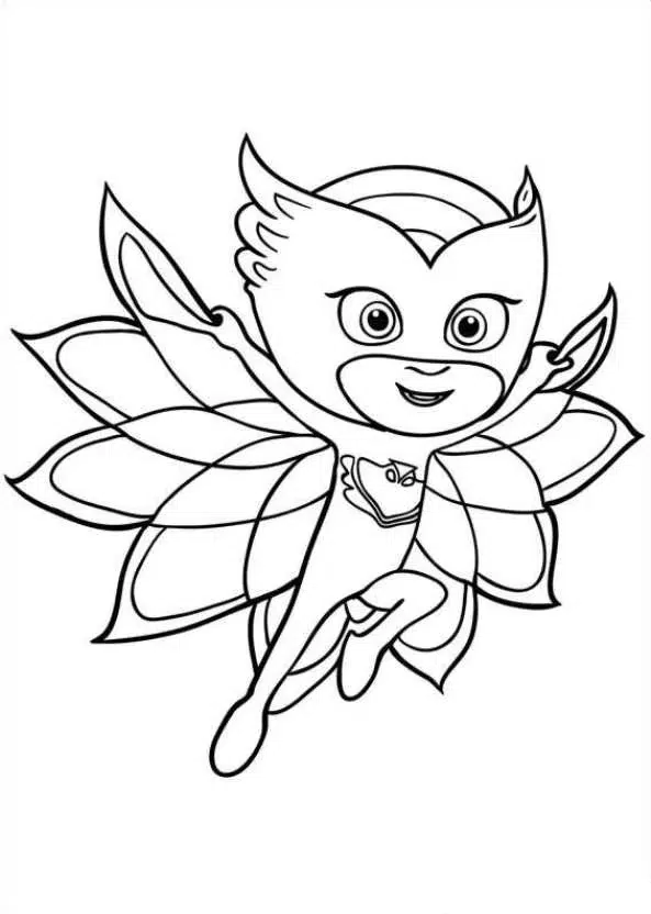 PJ Masks Owlette Ausmalbild