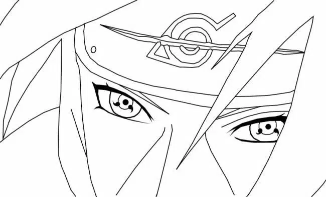 Naruto Itachi Ausmalbild