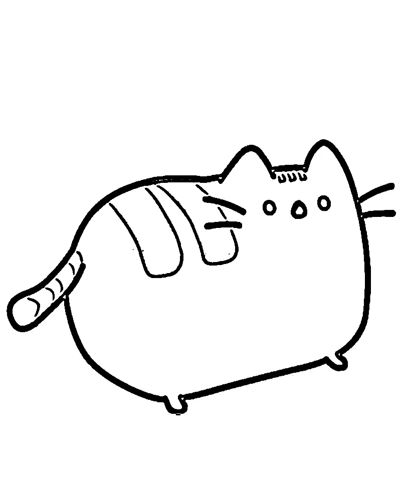 Pusheen Ausmalbilder Kostenlos zum Ausdrucken