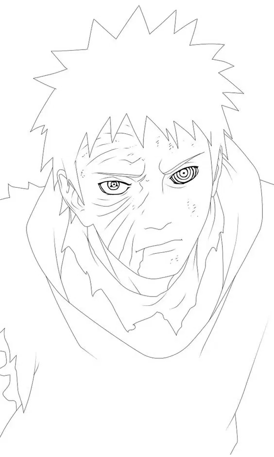 Naruto Obito Ausmalbilder