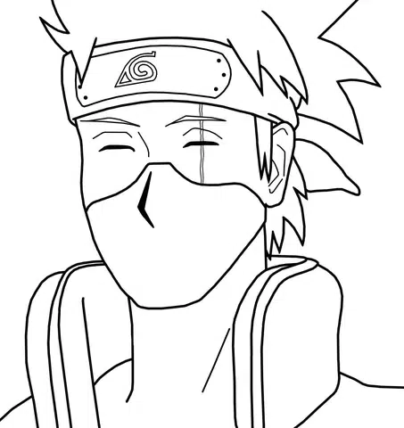 Kakashi Naruto Ausmalbilder