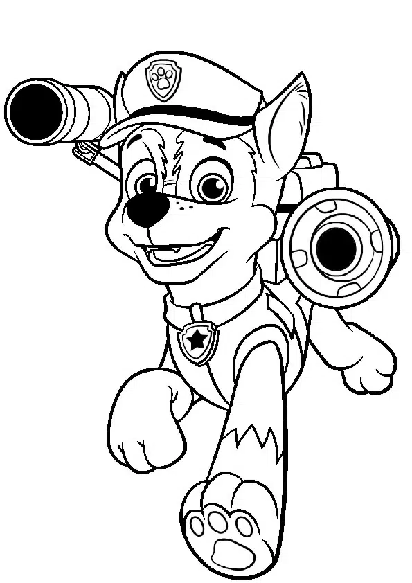 Paw Patrol Ausmalbilder zum Ausdrucken