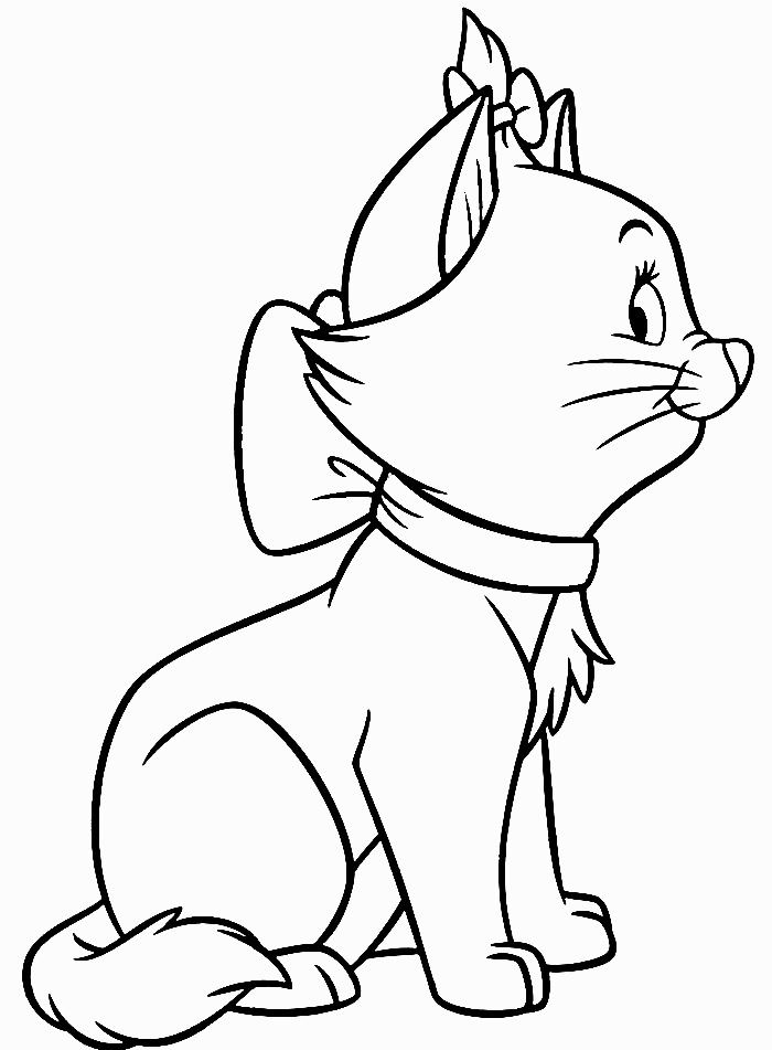 süße Aristocats Ausmalbild