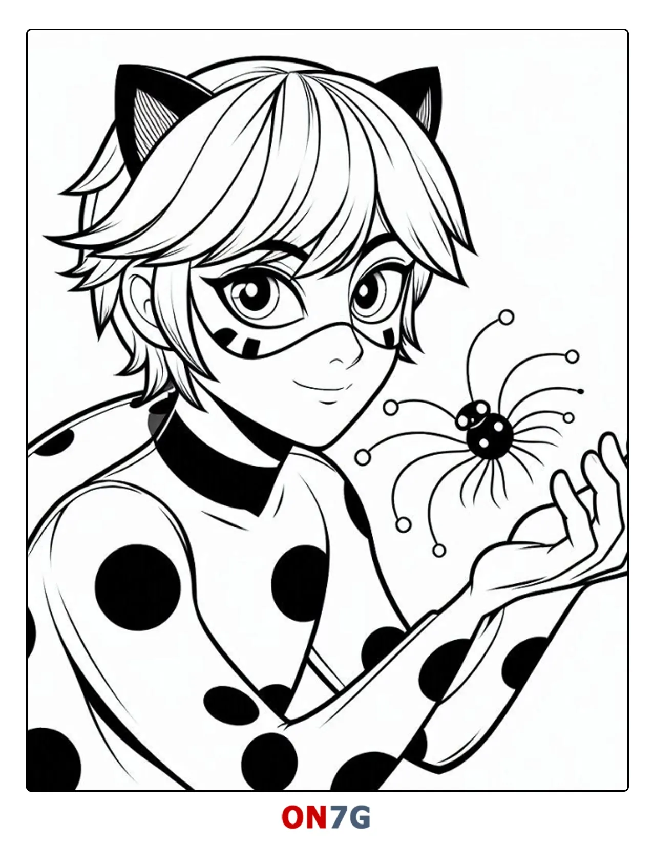 Miraculous Ladybug Ausmalbild Kostenlos